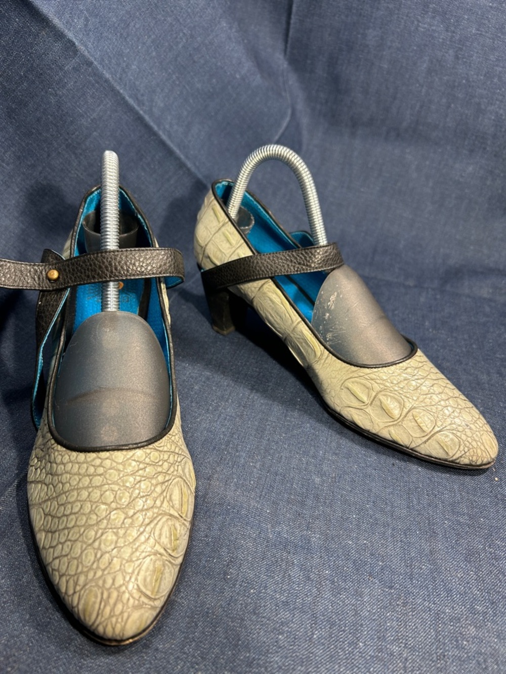 Zanta retro vintage looking heels shoes
